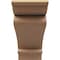 Ekena Millwork 6"W x 18"D x 12"H Classic Mayflower Rough Cedar Woodgrain TimberThane Corbel, Primed Tan CORUR06X18X12MAYRCPR - alternate 5